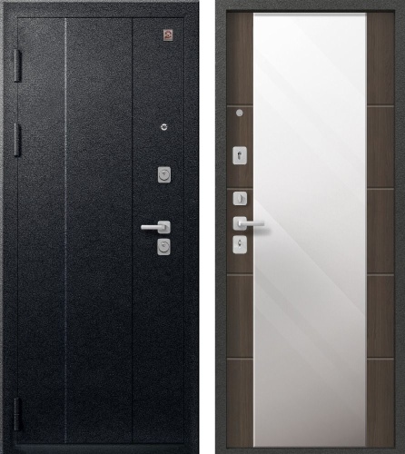 Центурион С-104-2024 Чёрный муар - Миндаль (зеркало)